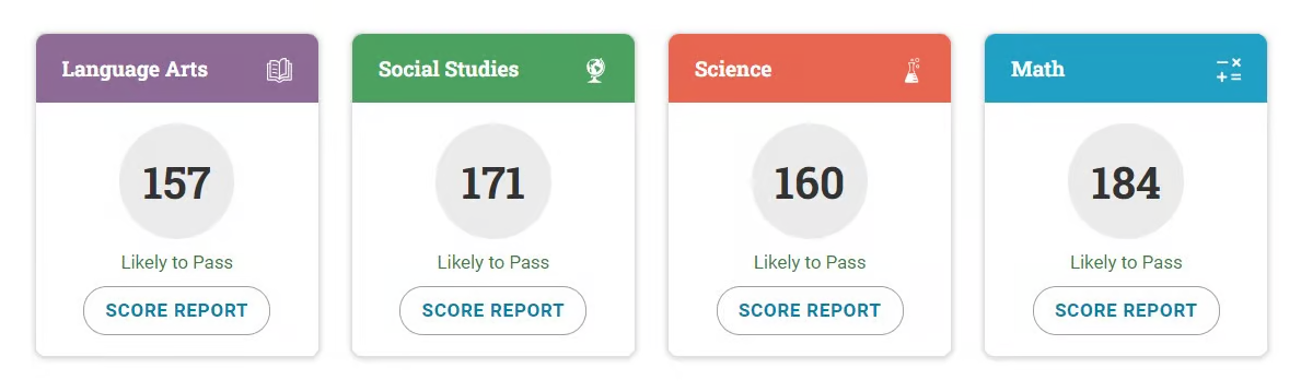 Result Test Score